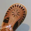 2022 Dzieci Dziewczyny Sandały Dziecięce Nowe Drużyna Hollow Out Soft Sole Shoes Moda Aquila Clugna Princess Beach Sandal