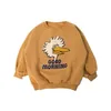 2023 Spring Autumn Bobo Baby Boys Girls Topps kläder Bomull Huven Sweatshirt Kids Casual sportkläder Barnkläder 220812