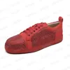 Tbtgol Men Women Junior Spikes Trainers Flat Sneakers Orlato Men Shoes Patent Leather Runner Tenner Tenner مع صندوق EU47