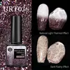 Nxy Nail Gel Gelter Тепловой Польский Польский Отражающий Фиолетовый Синий Полу постоянный Лак впитается УФ Все для маникюра 0328