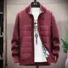 Men's Sweaters Autumn Korean O-Neck Men's With Thick And Velvet Cardigan Knitted Sweatercoats Solid Jacket Male M-3XL 8806Men's