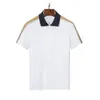 Männer Polo T Shirts Luxus Stylist Sommer Kurze Ärmel Mode Lässig Hip Hop Brief Farbige Gemalt Herren Polos