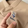 Летняя рубашка Polo мужская бренд одежда хлопок с коротким рукавом бизнес случайные печатные дизайнер Homme Camisa дышащий 220421