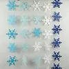 Decoration Snowflake Paper Garlands Hanging Banner for Winter Party Decor Supplies Christmas Artificial Ornaments Y201020