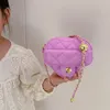 Fashion Kids Backpack Heart Shaped Rhomboid Bag Solid Color Handbags Adjustable Strap Coin Purse Festival Gift 22dja D3