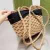 Shoulder Bag Weaving Bag Woman Bags Vintage Summer Designer Handbags Tote Women Woven Handbag Shopping Bags Travel Beach Purse Wicker Hand