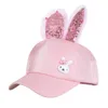 Czapki kulkowe 2022 Dzieci Big Bow Kreskówka Czapka z daszkiem Dziewczyny Pearl Snapback Ochrona słońca Mesh Ear Kids Baby Trucker Hat