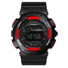 Zegarek luksusowe męskie obserwowanie LED Data Sport Men Outdoor Electronic Watches Prezent Klasyczne wysokiej klasy D45WristWatches