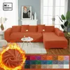 Chair Covers Velvet Sofa Cover For Living Room Thick Sofas Orange Couch Elastic Slipcovers Chaise LoungeChair ChairChair