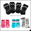 Fournitures de vêtements pour chiens Pet Home Garden Nouveau produit pour petites chaussettes Chaussures en coton avec bas Chaussette chaude antidérapante 4 pcs Chiens Skid Drop Deli