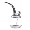 Glass Store Hookah Pipe Dual-anv￤ndningscirkulerande filter Portable Hookah Bag Guld och silver 2-f￤rg Vatten