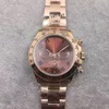 Мужские часы Rolx 116505 40 мм автоматические механические браслет из розового золота из нержавеющей стали Роскошные наручные часы X9KSL