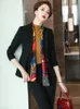 Damen Zweiteilige Hosen Damen 2022 Weiß Schwarz Anzug 2 Stück Set Formal Elegant Damen OL Blazer Weibliche Jacke Hose Plus Größe