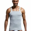 Colete de moda masculina Sleep Homem Casual Men colete algodão tanque de algodão sólido camiseta de algodão gay sexy top roupas sem mangas 220601