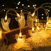 Strängar LED -batteriet drivs 10 Halloween Props Pumpkin Lantern String Lights Indoor Outdoor Party Decorled