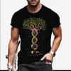 Erkek Tişörtler Erkek Tişört Yüksek Kaliteli Fitness Kas Kısa Kollu 3D Erkek Moda Günlük Topmen's