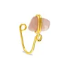 Fake Piercing Nose Ring Stone Copper Ear Hoop Septum Nos Clip Nariz Non-Piercing Ring Stud Nez Jewelry Nose Cuff For Woman