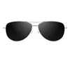 Aluminium Alloy Silver Frame Men Polarized Sunglasses Come With Box 220407
