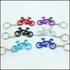 Bike Bottle Opener Bicycle Keychain Keyring Wine Beer Openers Kitchen Tools Random Color Drop Delivery 2021 Kitchen Dining Bar Home Garde