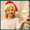 2023 Novos produtos Infantil Artes de Natal Decoração de Christmas Decorações Foto Adeços de Snowman Elk Party Party Glasses