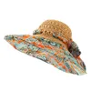 Chapeaux de fête de plage d'été pour dames, Protection UV, casquette de plage respirante, Style bohème, chapeau pour femmes