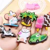 Cartoon Animal Magnet Lodówka Karton Magnesy Pvc Kolorowa naklejka plastikowa lodówka 3D urocza dekoracja wyposażenia domu