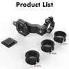 자전거 폰 마운트 퀵 첨부 첨부 Detach Motorcycle Handlebar Phone Holder for iPhone15 Pro Max Samsung Galaxy Google 스마트 폰