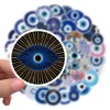 50 Pcs Adesivos Pacote Evil Eye Vinil Colorido À Prova D 'Água Para Garrafa de Água Laptop Carro Bicicleta Bagagem Guitarra Skateboard5795639