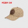 Designer baseball cap kult hats beżowe płótno mężczyźni damski liter dżinsowy kapelusz kasquette 8 kolorów z pudełkiem #gbh-01 Q74K