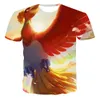 Herren T-Shirts Produkt T-Shirt Herren Hochwertige Herren Damen Wal Ölgemälde 3D Druck T-Shirt Herren