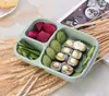 Vete halm Lunchkasse Mikrovågsugn Bento Boxs Förpackning Middag Service Kvalitet Hälsa Naturlig Student Portable Food Storage RRB14985