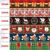 16mm75mm Joyeux Noël Série Bande Dessinée Ours Bonhomme De Neige Imprimé GrosgrainFoe Ruban DIY Cheveux Arc Party Decor 50yardsroll 201203