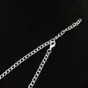 Подвесные ожерелья моды Большое заявление абстрактное металлическое грест -луна на длинном цепном ожерелье Lagenlook 34 "Подвеска Sidn22