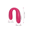 Juguete sexual masajeador en forma de u adulto lengua vibratoria juguete Oral para mujer vibrador Usb recargable impermeable boca de silicona