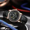 Relógios de pulso luxuoso gypsophophila masculina os principais negócios com relógios mecânicos de aço de diamante relógios luminosos à prova d'água 2022Wristw