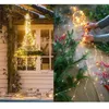 Strings LED String Fairy Lights 8 Mode Batterie Starry Firefly Moon Arrosoir Lumière pour les plantes de fête Arbre Vignes DécorationLED