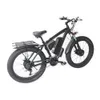 Smlro XDC600 26 Inch Double Motor Electric bicycle 4.0Fat tire 48V 22.4AN 2000W 55kM/H 65km Mileage Hydraulic brake Electric Bike SHIMANO 21 speed Beach E-Bike For Adult