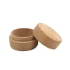 Boîte à bijoux en bois de hêtre Emballage cadeau Petit rangement rond Boîtes à bagues vintage pour mariage Boîte à bijoux en bois naturel Organisateur Conteneur