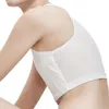 Femmes Shapers femmes femmes plat sein liant lesbienne garçon manqué Corset haut été évider mince court gilet Les réservoir Shaper