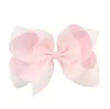 Hair Bows Solid Hairpins With Clip Accessories Hairclips For Kids Girl Inch Colorful Big Bowknot