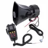 Trwałe Plastikowe Czarny 12 V 100 W 7 Samochód Sound Elektroniczny Ostrzeżenie Syrena Motocykl Alarm Strażakowy Głośnik Ambulans Z Mikrofonem