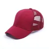 Hotselling DHL Effen Katoenen Hoeden Aangepaste Baseball Caps Verstelbare Strapbacks Voor Volwassen Heren Geweven Gebogen Sporthoeden Blank Effen Golf Zonnepet FY7155 GC1005