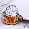Halloween Creative Cute Pumpkin Brooch Drip Oil Baking Alloy Badge Clothing Accessories Decorative Pins