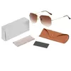 Óculos de sol UV400 para homens e mulheres verão óculos de sol ao ar livre vidro 13 cores com caixa jlldxp