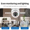 Câmera de lâmpada wifi sem fio Smart Vigilância Inteligente HD 1080p Panorama CAM Panorama CAM MONITOREIO REMOTO E27 Lâmpada Lâmpada para Custódia Infantil Anti-roubo