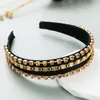 Alloy Geometric Diamond Chain Headband Fashion Hair Accessories Women's Trendy Temperament Hairband Girl Hair Band