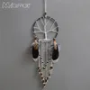Handmade Tree Of Life Dream Catcher With Feathers Cafe & Wedding & Bar & Home Wall Hanging Pendant Decor Ornament Gifts AMOR151 220407