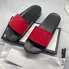 Designer klassiska män glider kvinnor sandaler skor tofflor pärla orm tryck bild mode sommar bred platt dam sandal strand toffel storlek 35-45 p3bz#