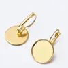 Sublimation Earring Blanks Circle Earrings Blank Round Heat Transfer Photo Printing Dangle for Women Jewelry Single sided
