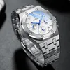 Chenxi Fashion Business Herren Uhren Top Luxusmarken Quartz Watch Männer Edelstahl wasserdichte Armbanduhr Relogio Maskulino 220530